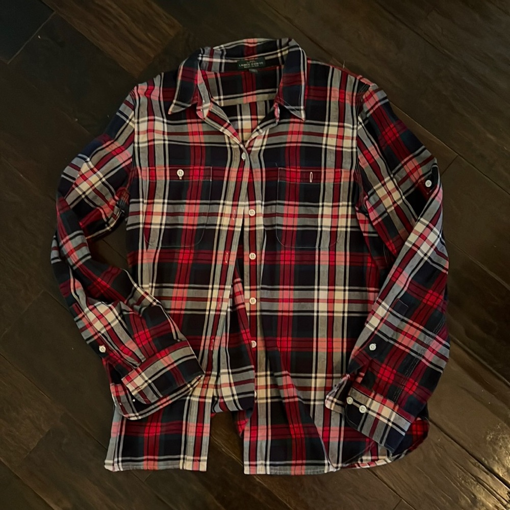 Lauren Ralph Lauren women's plaid button down
